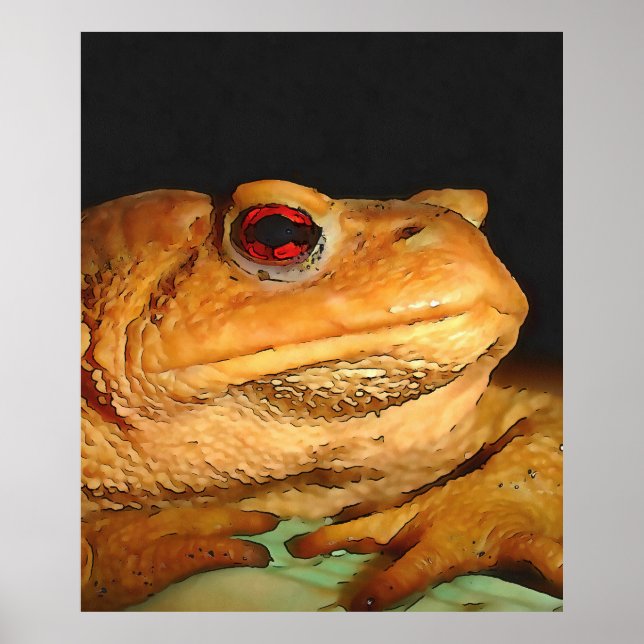 Poster Boufo Bufo Bufo, Boufo noir (Devant)