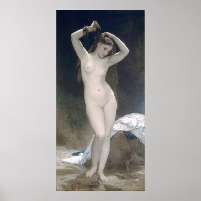Poster Bouguereau - Baigneuse (Devant)