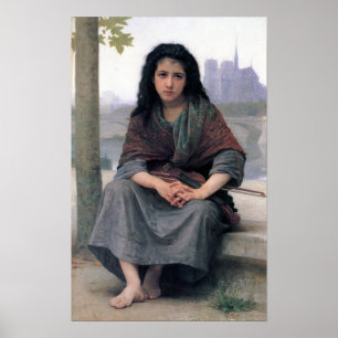 Poster Bouguereau - Bohemienne