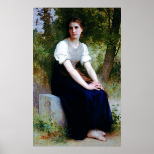 Poster Bouguereau - Chanson De La Nightingale