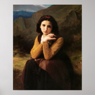 Poster Bouguereau - Cute 1869