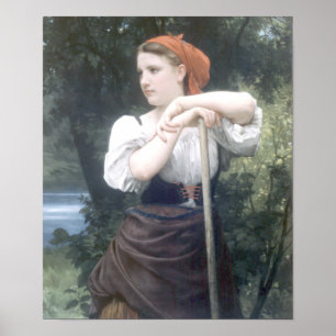 Poster Bouguereau - Faneuse
