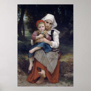 Poster Bouguereau - Frère Et Soeur 1871