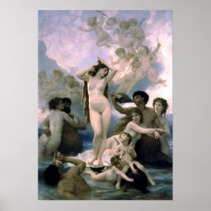 Poster Bouguereau - La Naissance de Venus