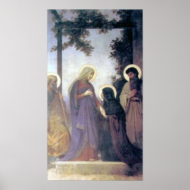 Poster Bouguereau - La Visitation (Devant)