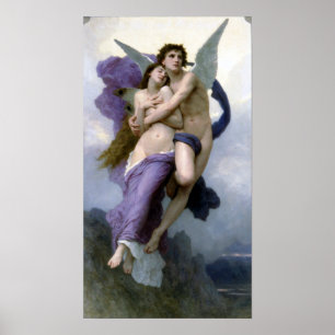 Poster Bouguereau - Le Ravissement de Psyche