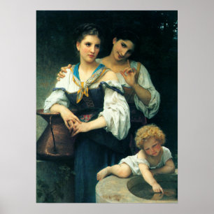 Poster Bouguereau - Le Secret 1876
