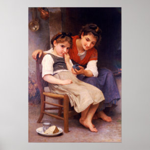 Poster Bouguereau - Little Sulky 1888