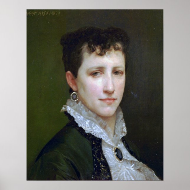 Poster Bouguereau - Mlle Elizabeth Gardner 1879 (Devant)