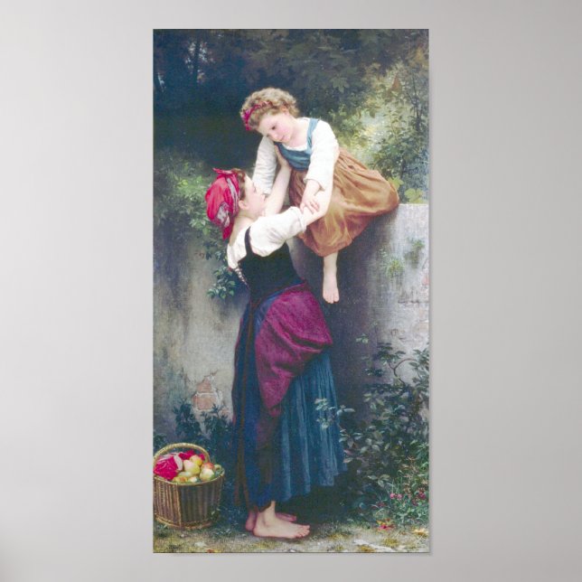 Poster Bouguereau - Petites Maraudeuses (Devant)