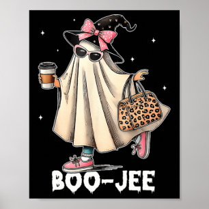Poster Boujee Boo Jee Éffrayant Citrouille d'Halloween ro