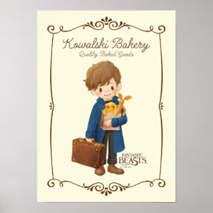 Poster Boulangerie Kowalski - Newt Scamander