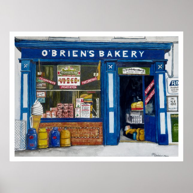 Poster Boulangerie O`Brien (Devant)