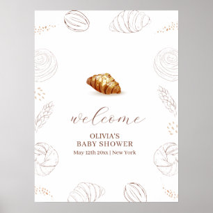 Poster Boulangerie Pâtisserie Bun Dans Le Baby shower Du 