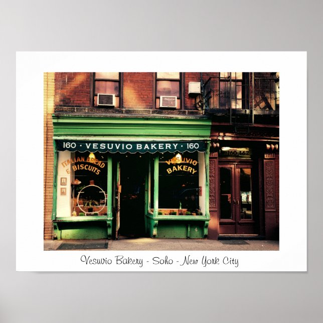 Poster Boulangerie Soho pittoresque - New York City (Devant)