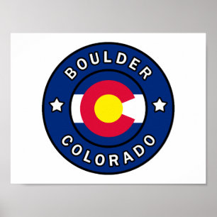 Poster Boulder Colorado