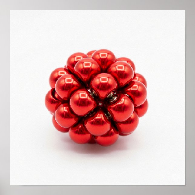 Poster Boule de contrainte magnétique (Devant)