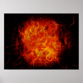 Poster Boule de feu