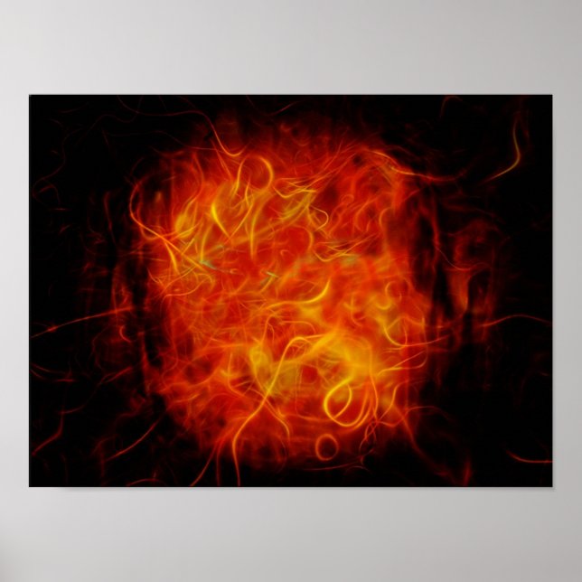 Poster Boule de feu (Devant)