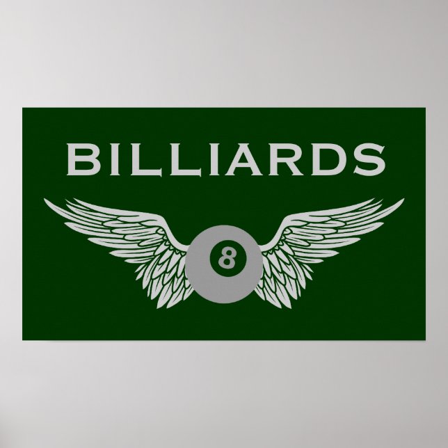 Poster boule de huit (Devant)