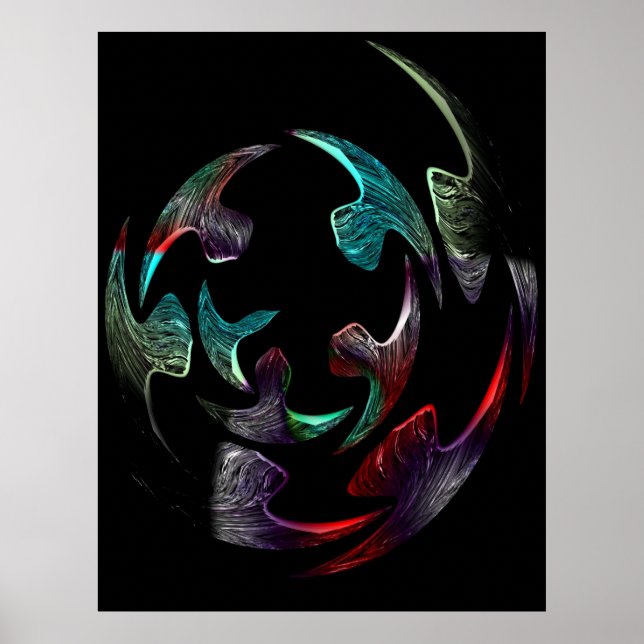 Poster boule de puzzle (Devant)