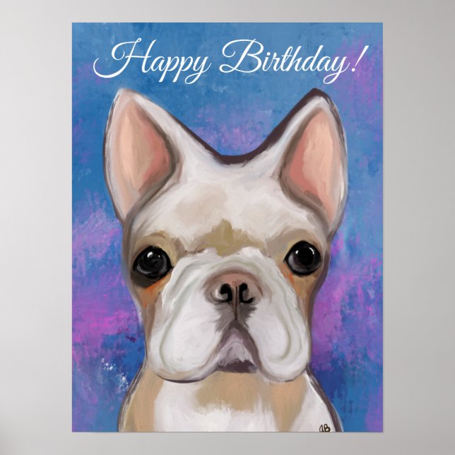POSTER BOULEDOGUE FRANÇAIS (Devant)