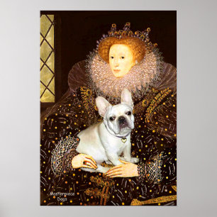 Poster Bouledogue français 3 - Reine