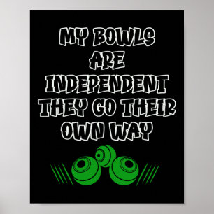 Poster Boules de bowling 