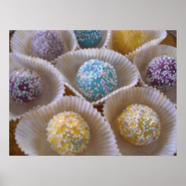 Poster Boules de gâteaux décadentes (Devant)