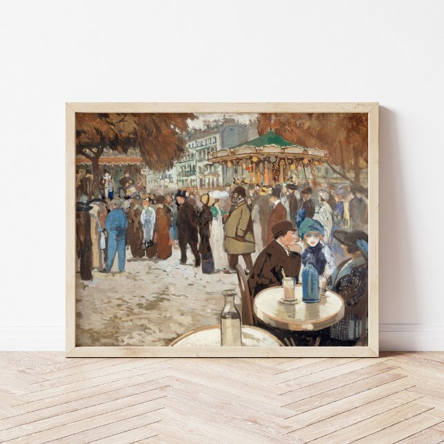 Poster Boulevard de Clichy | Louis Abel-Truchet (Créateur téléchargé)