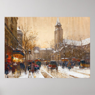Poster Boulevard Saint-Germain, Paris-Eugène Galien-Lalou