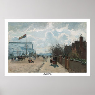 Poster Boulevarde Montmartre au ~ Camille Pissarro de