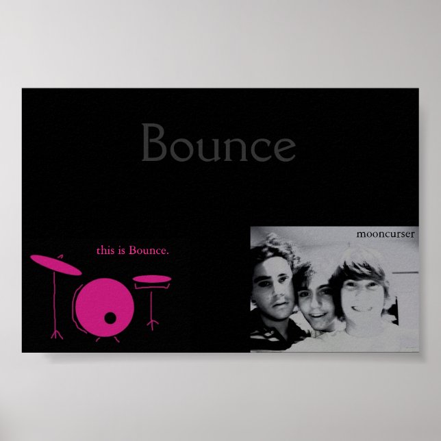 Poster Bounce the Band (Devant)
