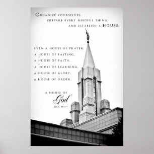 Poster - Bountiful Utah LDS Temple