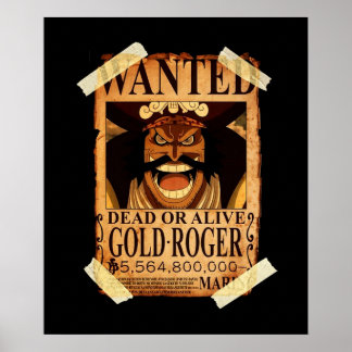 Poster Bounty One Piece Gol D Roger