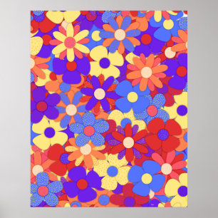 Poster Bouquet bouillonnant