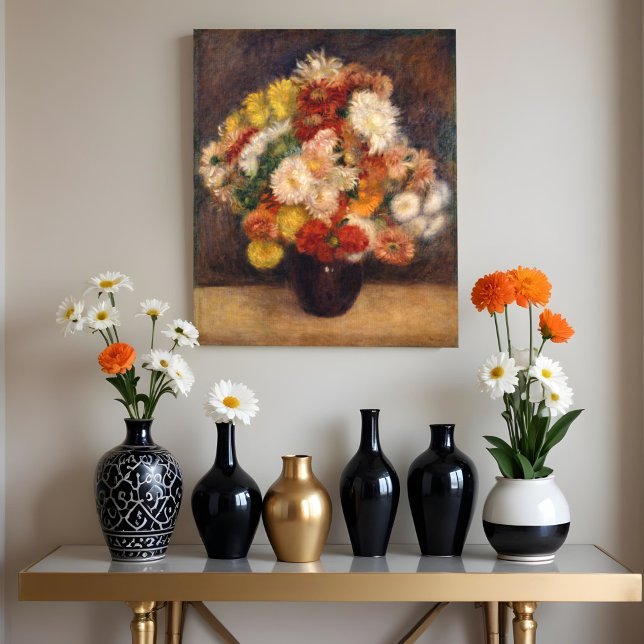 Poster Bouquet de Chrysanthèmes, Renoir (Créateur téléchargé)