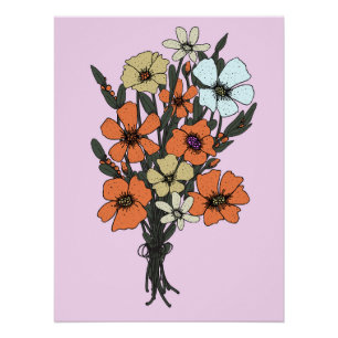 Poster Bouquet de fleurs
