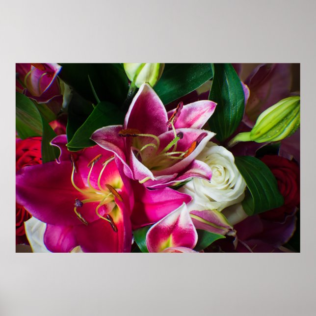 POSTER BOUQUET DE FLEURS (Devant)