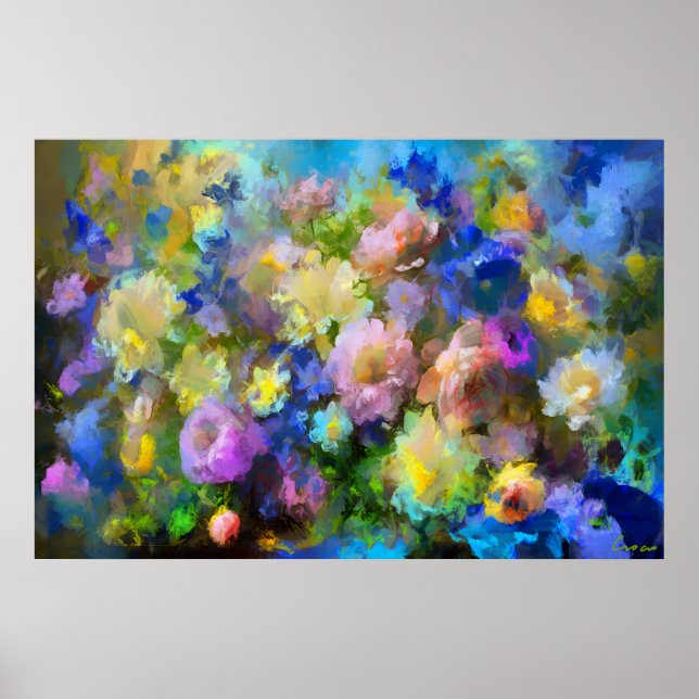 Poster Bouquet de fleurs  (Devant)