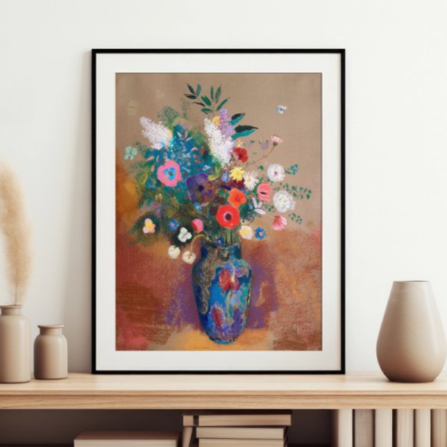 Poster Bouquet de fleurs (1900 - 1905) par Odilon Redon (Créateur téléchargé)