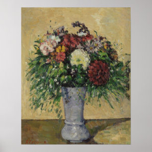 Poster Bouquet de fleurs dans un vase, c.1877