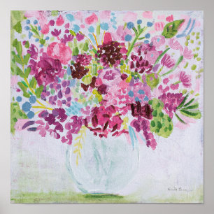 Poster Bouquet de fleurs vives 2