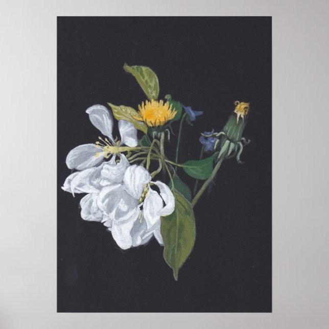 Poster bouquet de printemps (Devant)