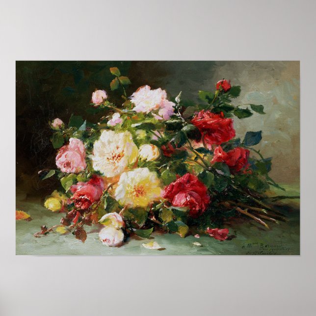 Poster Bouquet de Rose (Devant)
