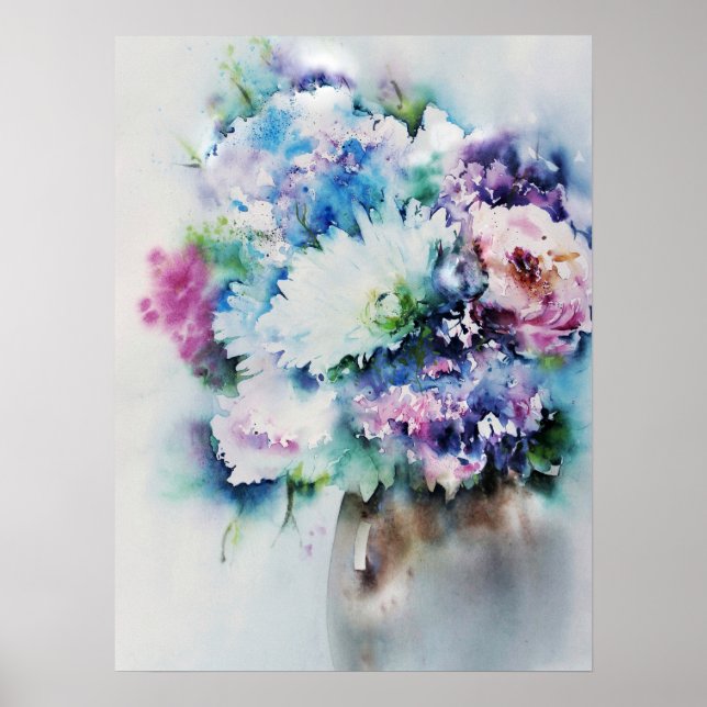 Poster Bouquet de rose Still Life (Devant)