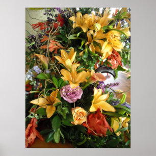 Poster Bouquet de sauvegarde/Mariage de automne