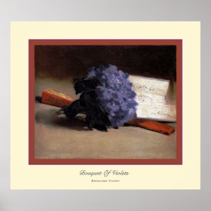 Poster Bouquet De Violets ~ Edouard Manet