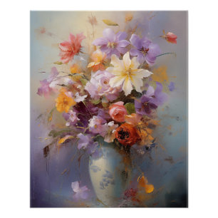Poster Bouquet d'harmonie, fleurs magnifiques,