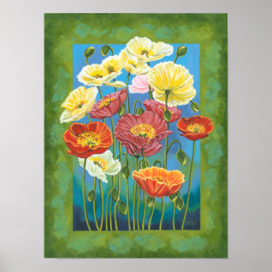 Poster Bouquet en frontière I